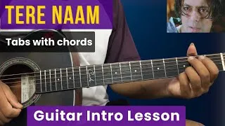 Thumbnail: Tere Naam | Guitar intro Lesson | Tabs & Chords