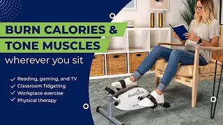 Thumbnail: DESKCYCLE REVIEW || Deskcycle Desk Exercise Bike Pedal Exerciser