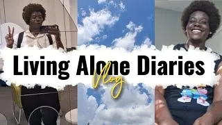 Thumbnail: Living Alone Diaries| Job Search Fail 😑| Cooking 👩‍🍳|Running 🏃‍♀️| BTS content creation ✨️