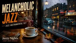 Thumbnail: Melancholic Jazz | Cozy Autumn Town Street with Vintage Charm