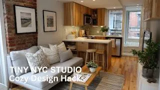 Thumbnail: NYC Apartment Tour: Inside a Brilliant 375 Sq Ft NYC Apartment Full of Cozy Design Hacks