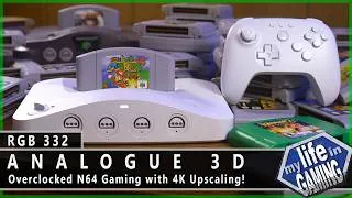 Thumbnail: Analogue 3D - Overclocked N64 Gaming with 4K Upscaling! :: RGB332 / MY LIFE IN GAMING