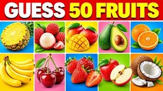 Thumbnail: Guess The Fruit Names Challenge | Fun Fruit Quiz For Kids | Learn Fruits With Pictures