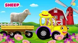 Thumbnail: 20 min Learn the names of animals, learn colors  A collection of educational videos for kids