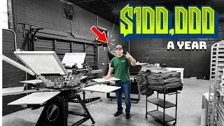 Thumbnail: Everything You Need to Make 6 Figures in Screen Printing.