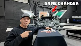 Thumbnail: Screen Printing for the FIRST TIME in My New Press (Game Changer)