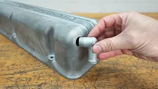 Thumbnail: Datsun 240Z Valve Cover Mod – Shaved & Cleaned