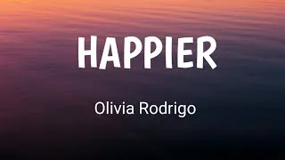 Thumbnail: Olivia Rodrigo - Happier (Lyrics)