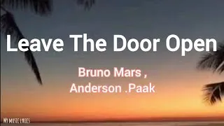 Thumbnail: Bruno Mars, Anderson. Paak - Leave The Door Open (Lyrics)