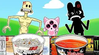 Thumbnail: VERITY vs STALKER! | Animal Hospital Anomaly | Convenience Store MUKBANG animation | asmr | MYMY