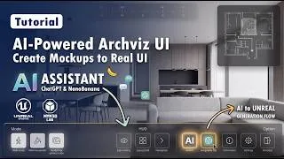Thumbnail: AI Powered UI Design From Concept Mockup to Live Unreal Engine Widgets