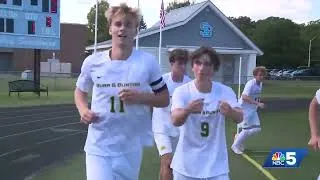 Thumbnail: Vermont high school sports return with Burr & Burton boys' soccer, CVU boys' soccer and CVU field...