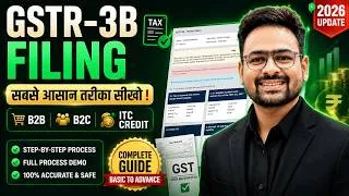 Thumbnail: GSTR 3B Return Filing | How to File GSTR 3B | GST 3B Return Kaise Bhare
