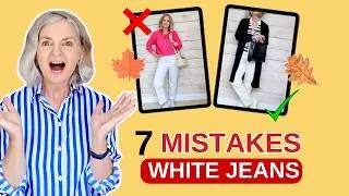 Thumbnail: How NOT To Wear White Jeans in the Autumn (Over 50 & 60)