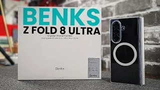 Thumbnail: Benks Crystal Grand Combo Case for Samsung Galaxy Z Fold 8 Ultra | w/Hinge Protection 