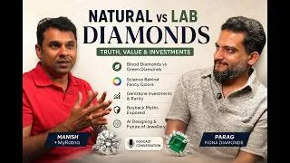 Thumbnail: Lab-Grown vs Natural Diamonds: The Ultimate Truth! | Fiona Diamonds x MyRatna