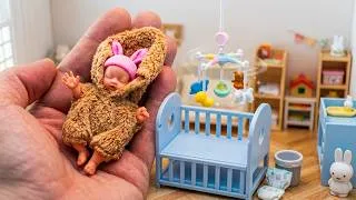 Thumbnail: Cutest Baby Bedroom Mini Set | ASMR Re-ment Collector ✨