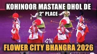 Thumbnail: Kohinoor Mastane Dhol De | 2nd Place | Flower City Bhangra 2026 | Senior Bhangra Category