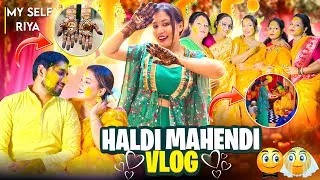 Thumbnail: Celebrated Our inter religion marriage Haldi & Mahendi Ceremony😍 #hindumuslimcouple  