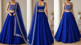 Thumbnail: Lehenga Cutting and Stitching ll Old Saree Convert into Lehenga ll Easy & Simple Lehenga Cutting 