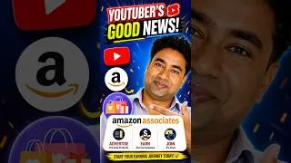 Thumbnail: Good News for YouTubers ! Amazon Affiliate is Now in YouTube shopping Program - Tag Amazon Products