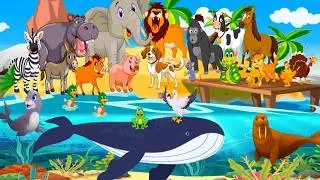 Thumbnail: Animal Sound Song For Kids | These Are The Sounds That Animals Make | Nursery Rhymes Song| Kids Song