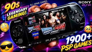 Thumbnail: PSP 3000 Ultimate Collection - 1900+ PSP Games | Every WWE Game, Spider-Man, Racing & Action Games 💀