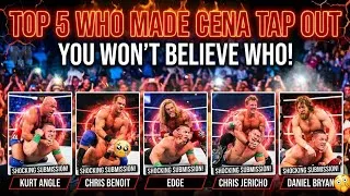 Thumbnail: WWE Wrestlers Who Tap Out John Cena🤯 | ​Never Give Up🤔? | 5 Times John Cena Broke His Own Rule Hindi