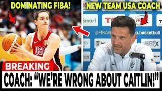 Thumbnail: Caitlin Clark FORCES TEAM USA COACH TO EAT WORDS on LIVE TV After AMAZING FIBA Game!