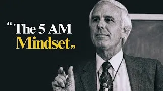 Thumbnail: The 5 AM Mindset | Jim Rohn Motivation