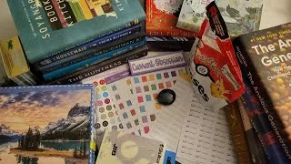 Thumbnail: ASMR Book Haul & Other Random Things [Whispering, Tapping, Book Sounds]
