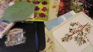 Thumbnail: ASMR Spring Flower Themed Art Journal: Page 2 [Whispering, Tapping, Crinkling]