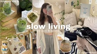 Thumbnail: slow living vlog 🌱🧸 long-form content to relax, sleep, or eat to. no talking, cleaning, baking, etc.