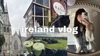 Thumbnail: ireland vlog ꩜⋆˚🍀 dublin, rural areas, cafes & shopping, cozy thatch living, no talking