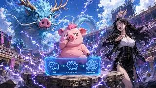 Thumbnail: Reborn as a trash pig, he activates infinite devouring system to become the God of Sea!