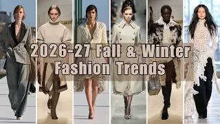 Thumbnail: Fall/Winter 2026–2027 Fashion Trends | Runway Edit