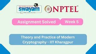 Thumbnail: Theory and Practice of Modern Cryptography Week 5 | NPTEL ANSWERS 2026 #nptel2026 #myswayam #nptel
