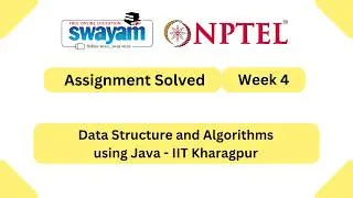 Thumbnail: Data Structure And Algorithms Using Java Week 4 || NPTEL ANSWERS | My Swayam | #nptel2026 #myswayam