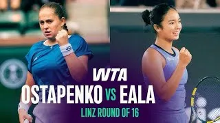 Thumbnail: ALEX EALA VS. JELENA OSTAPENKO FULL MATCH AT LINZ OPEN 2026