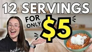 Thumbnail: Feed a Crowd for Only $5 |  Large Family Dinner Ideas for Cheap!  | $5 Budget Meal