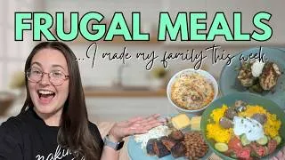 Thumbnail: What's For Dinner? // $100 Budget for 2 Weeks of Groceries // Frugal Family Meals I Made This Week
