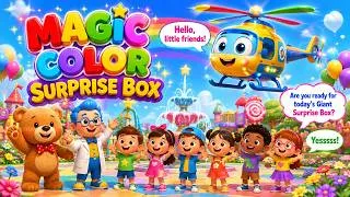 Thumbnail: Learn Colors with Giant Surprise Box | Kids Songs & Nursery Rhymes