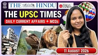 Thumbnail: The Hindu Analysis Today | 11th August 2026 | The Hindu Newspaper Analysis | Daily Current Affairs
