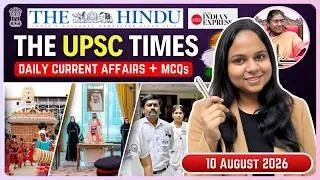 Thumbnail: The Hindu Analysis Today | 10th August 2026 | The Hindu Newspaper Analysis | Daily Current Affairs