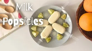 Thumbnail: Milk Popsicles  Recipe | How to Make milk Popsicles at home | White Pot
