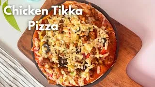 Thumbnail: Chicken Tikka Pizza | Homemade Chicken Tikka Pizza Recipe | White Pot