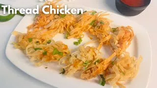 Thumbnail: Crispy Thread Chicken Recipe | Thread Chicken | White pot