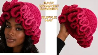 Thumbnail: how to: crochet ruffle hat | step by step 