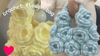 Thumbnail: How to crochet flower bag || crochet tutorial for beginners 