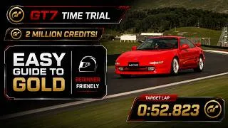 Thumbnail: GT7 Time Trial - Lago Maggiore East End - Toyota MR2 GT-S - 0:52.823 - Gold
